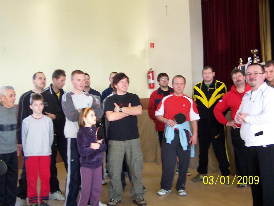 Fotogaléria Turnaj o putovný pohár starostu obce v stolnom tenise - 3.január 2009 (30) Turnaj o putovný pohár starostu obce v stolnom tenise - 3.január 2009